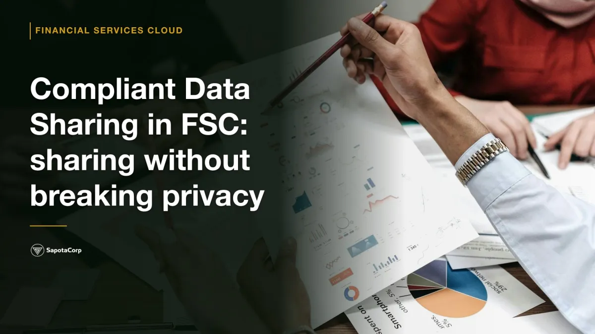 Compliant Data Sharing in FSC: sharing without breaking privacy